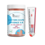 Oddity Cotton Crepe Bandage for Pain Relief (10cm x 4mtr) - Image 2