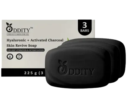 Oddity hyaluronic activated charcoal skin revive soap pack of 3