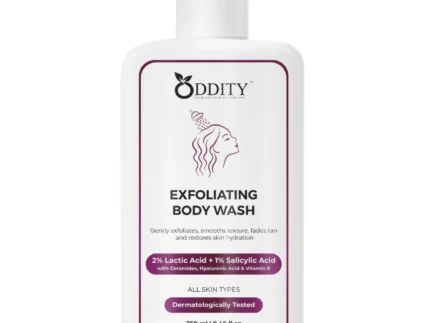 Oddity exfoliating body wash for all skin types