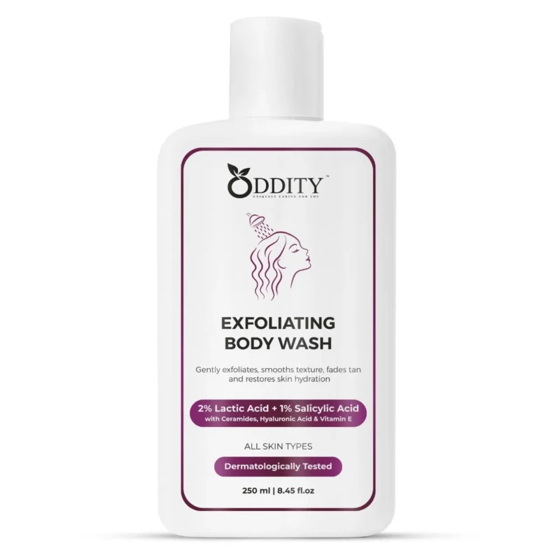 Oddity exfoliating body wash for all skin types