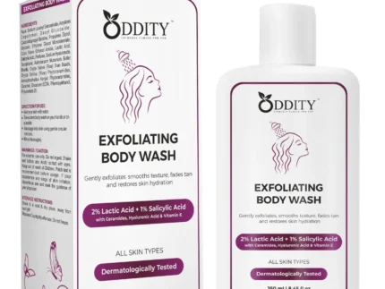 Oddity exfoliating body wash for all skin types