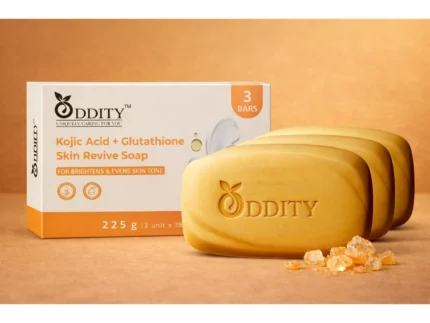 Oddity kojic acid and glutathione skin revive soap for brightness