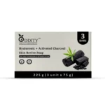 Oddity hyaluronic activated charcoal skin revive soap pack of 3